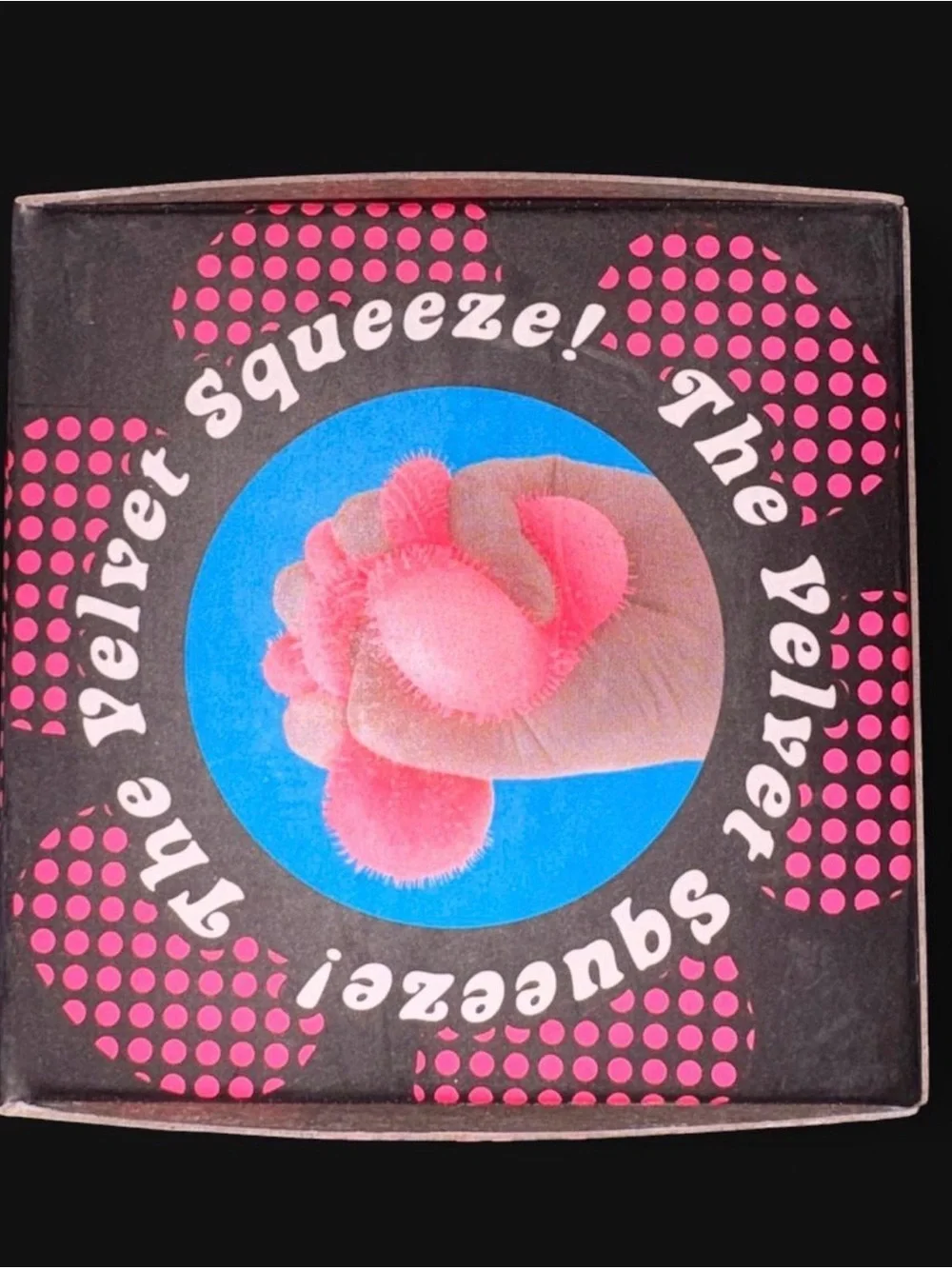 Nee Doh Fuzz Ball - Hot Pink flower power